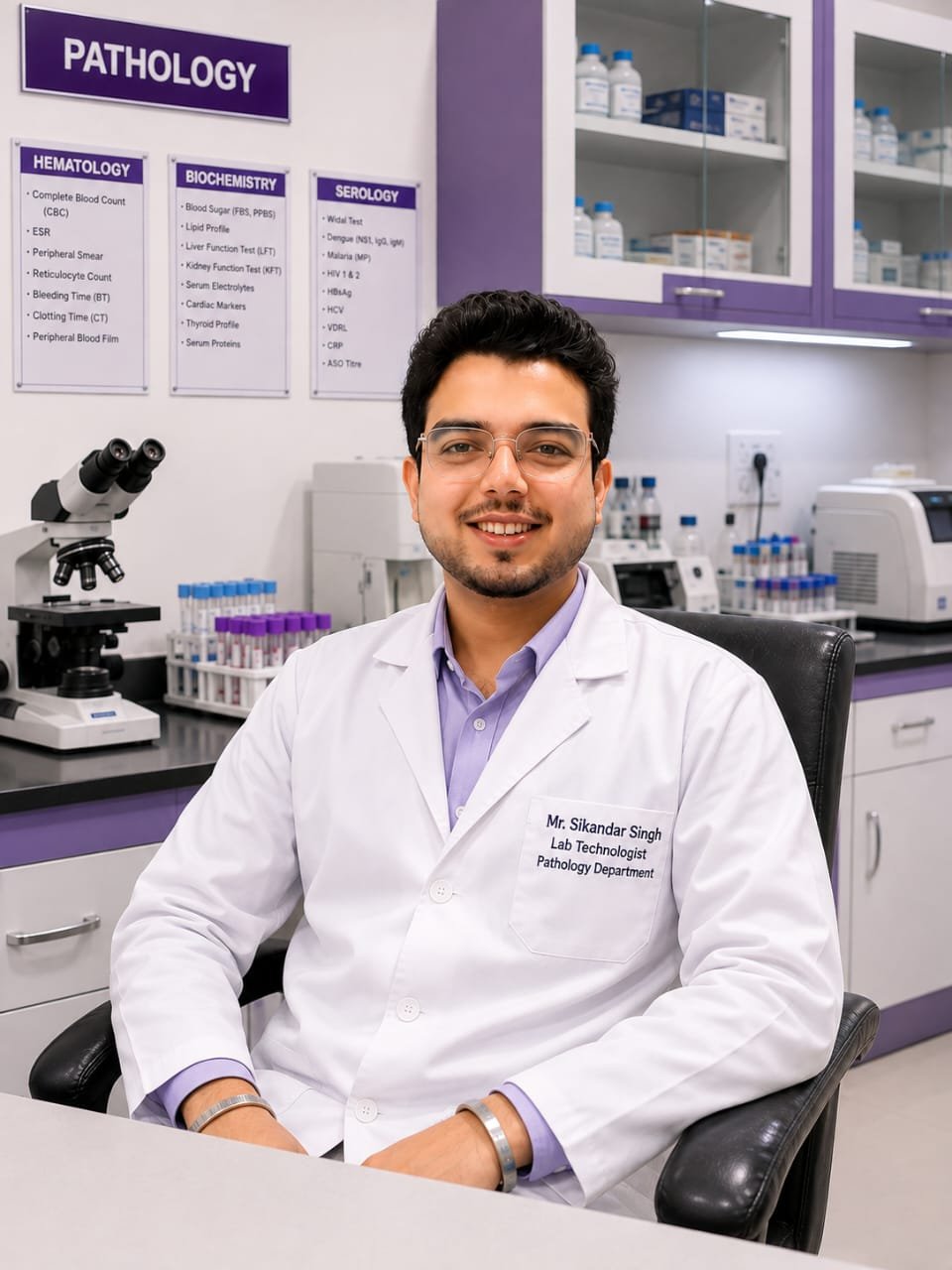 Sikandar Singh - Lab Technologist
